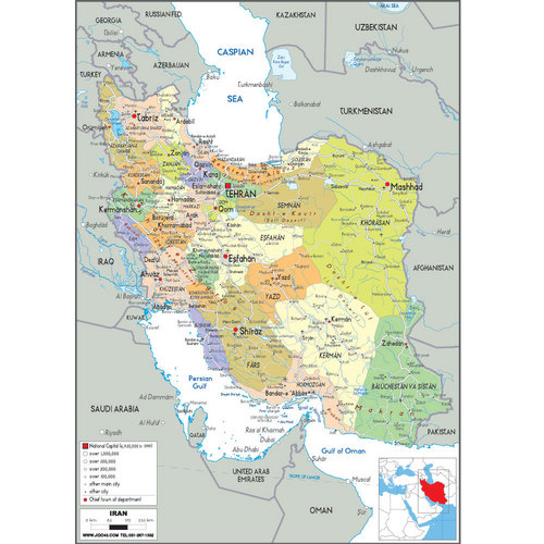 이란(iran map)지도