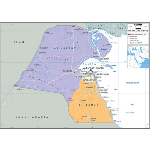 쿠웨이트(kuwait map)지도