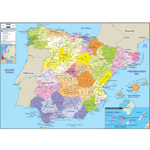 스페인(spain map)지도