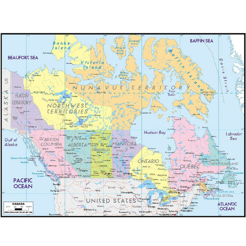 캐나다(canada map)지도