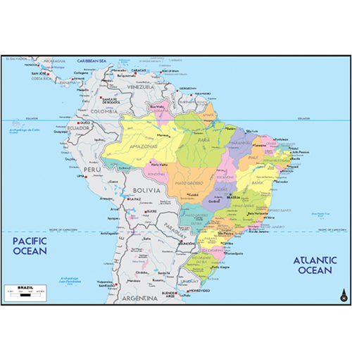 브라질(brazil map)지도