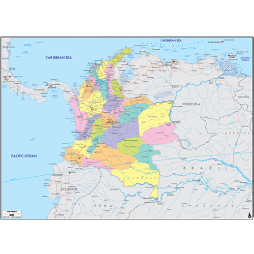 콜롬비아(colombia map)지도