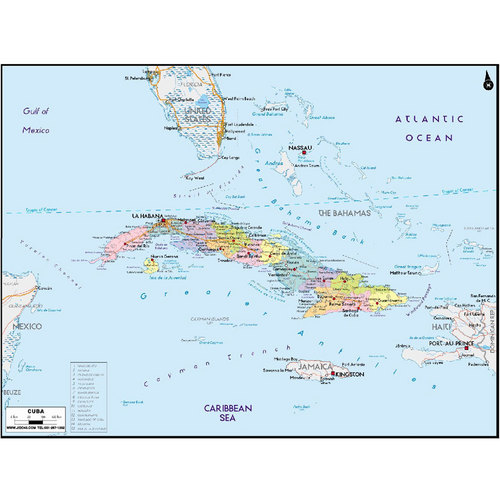 쿠바(cuba map)지도