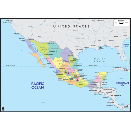 멕시코(mexico map)지도